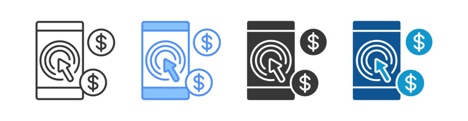 Cpc Icon Set Multiple Style Collection