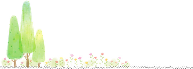 평화로운 전원 풍경