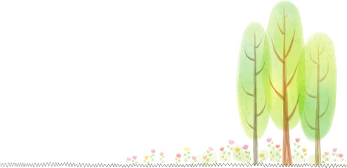 평화로운 전원 풍경