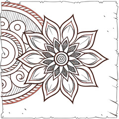 abstract floral ornament