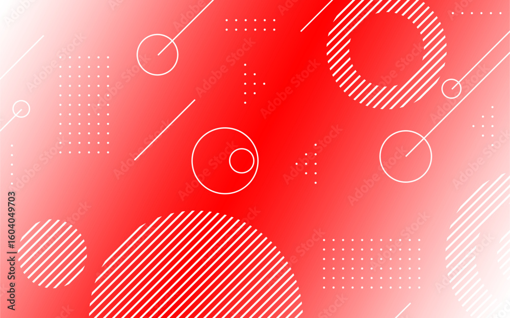 Poster soft red geometry background, minimal red background with soft gradient and simple shapes.