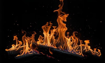 Fire Background Images Concept