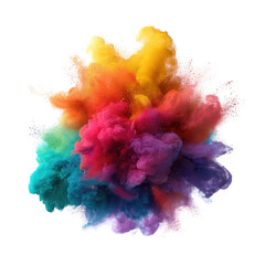 Fototapeta premium Vibrant colorful explosion