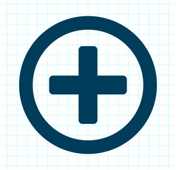 Fototapeta premium Vector illustration on a checkered background