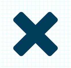 Fototapeta premium Vector illustration on a checkered background