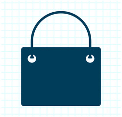 Vector illustration on a checkered background