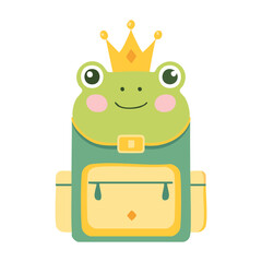 Royal Frog Prince School Backpack
