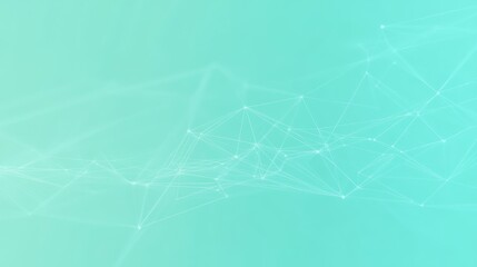Abstract Network Background with Connected Dots and Lines on Teal, Representing Connectivity and Communication in Modern Technologies