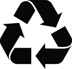 Recycling Symbol Vector Graphic