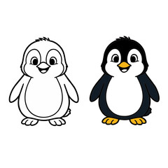 penguin vector icon