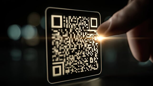 QR code used by professionals for contactless access, digital authentication, and modern business solutions