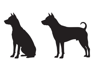 THAI RIDGEBACK DOG SILHOUETTE