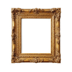 Gold ornate picture frame (1)