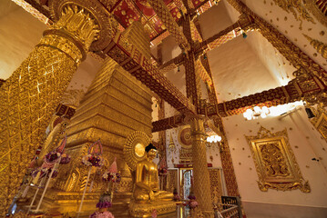 Wat Phra That Nong Bua is the most famous temple in Ubon Ratchathani, Thailand