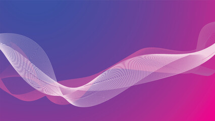 abstract blue and pink background with swirl lines decoration