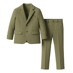 Green military jacket uniform with pockets and formal design © Muzamil