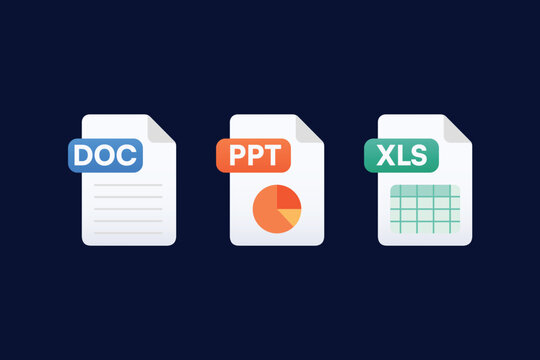 Mircosoft Word Excel Powerpoint Document File