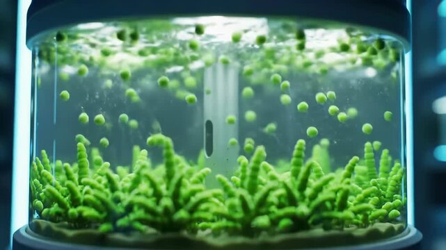 Innovative bioreactor technology for sustainable cultivation of microalgae in controlled environments