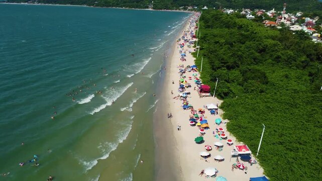 Daniela Beach in Florianopolis, Brasil. Videos taken with my drone.