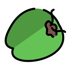 coconut icon design	