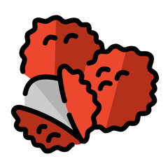 lychee icon design	