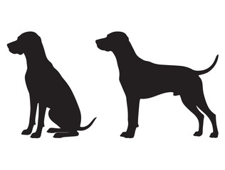 VIZSLA DOG SILHOUETTE