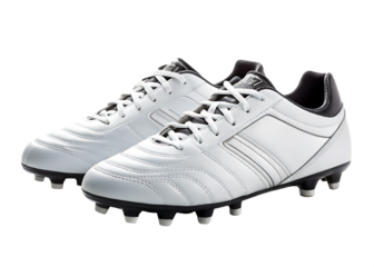     football boots soccer cleats isolated on white background PNG, AI GENERATED