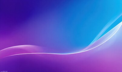 Naklejka premium Smooth purple and blue gradient curved surfaces, creating a dreamy, modern, and visually striking abstract background ideal for creative projects, decorative arts, and inspirational themes.