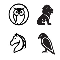 vector set of animals
