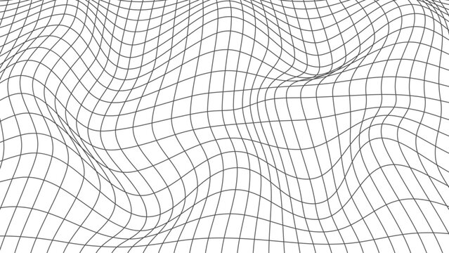 3d wireframe perspective grid room template design vector illustration background. Empty 3 dimension virtual room with perspective wireframe grid geometric sketch. Cyber virtual line interior frame.