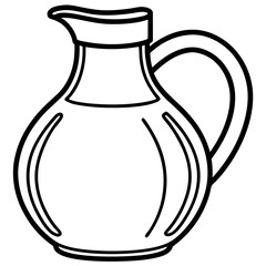 Vintage Oil Can Line Drawing