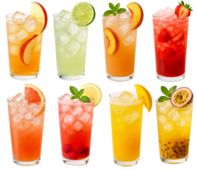 Colorful Sparkling Fruit Ade Se