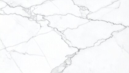 White marble surface with irregular gray veining, smooth and elegant texture