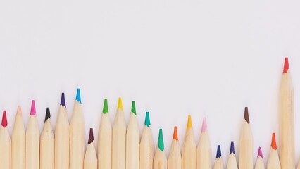 Colored Pencils Design Elemen