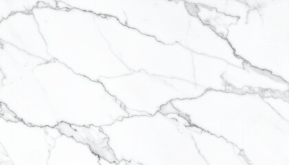 Fototapeta premium White marble texture with irregular gray veining and polished surface