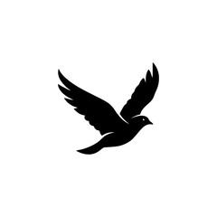 Bird silhouette logo, the download results from this image are fully used for fundraising for underprivileged children in Indonesia