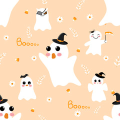 Halloween Festival,Seamless Background