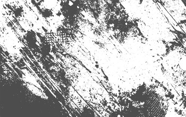 Abstract dirty or aging frame. Dust particle and dust, Grunge background of effect the black and white  Dust overlay, Dark grainy texture transparent background.