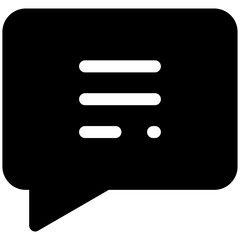 chat box icon for user interface, user experience, website, application, printing, document, poster design, etc