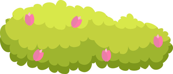 vector illustration of an abstract grass design