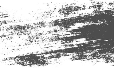 Abstract texture of dust, chips, scratches, stains, . Monochrome vintage surface in urban style transparent background.
