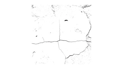 Obraz premium Distressed Concrete Wall Texture Vector Background with Cracks and Grunge Surface Effect