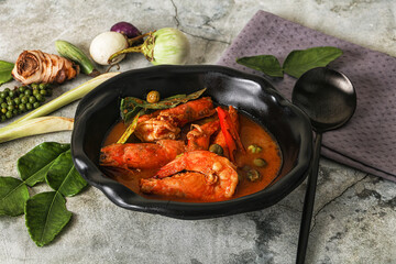 Thai Panang curry witn prawn