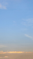 Light blue sky background with partly cloudy. Natural beautiful and copy space