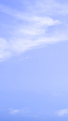 Light blue sky background with partly cloudy. Natural beautiful and copy space