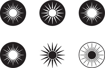 Abstract geometric pattern with bold lines and contrasting colors silhouette