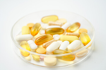 vitamin supplements capsules pill, softgel, fish oil, omega 3, vitamin E