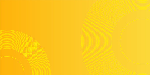 Sfondo astratto giallo con forme circolari semplice composizione