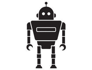 ROBOT ICON SILHOUETTE