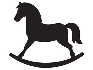ROCKING HORSE SILHOUETTE